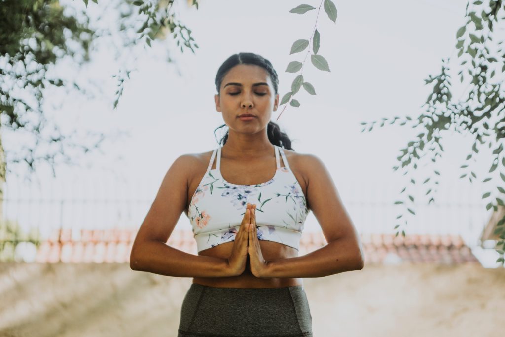 one healthy skincare habit is meditation