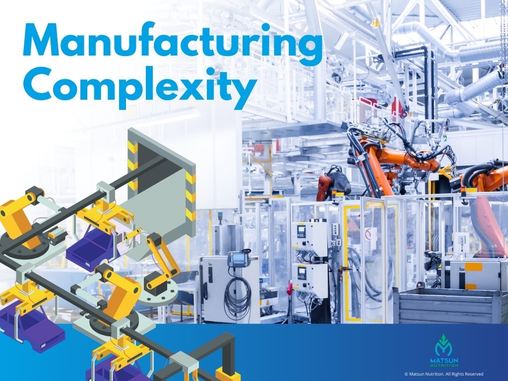 Manufacturing complexity