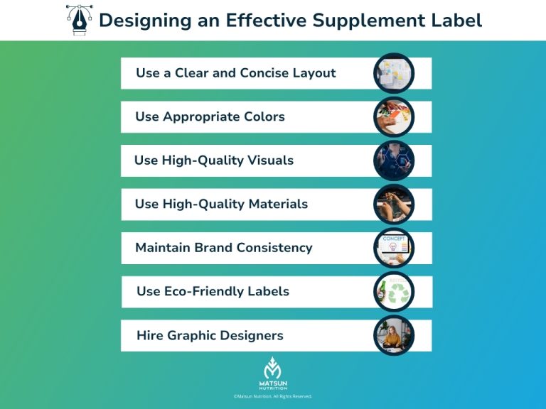 Supplement Label Requirements & FDA Design Guide | Matsun