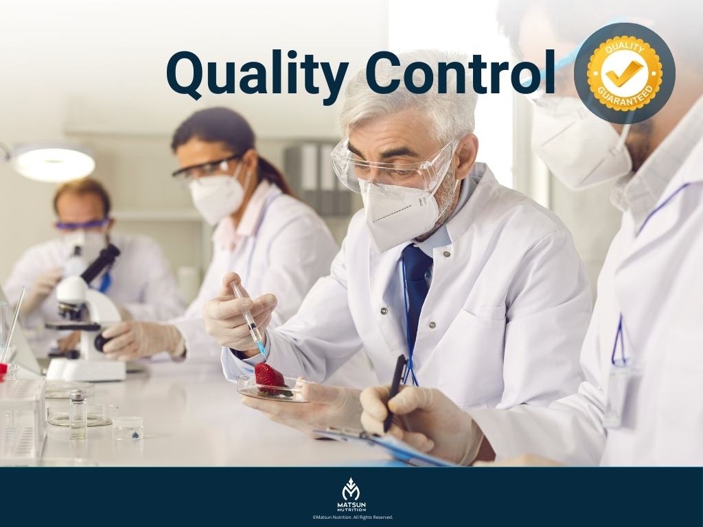Improved Product Control and Quality