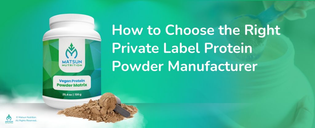 Private label protein powder manufacturer