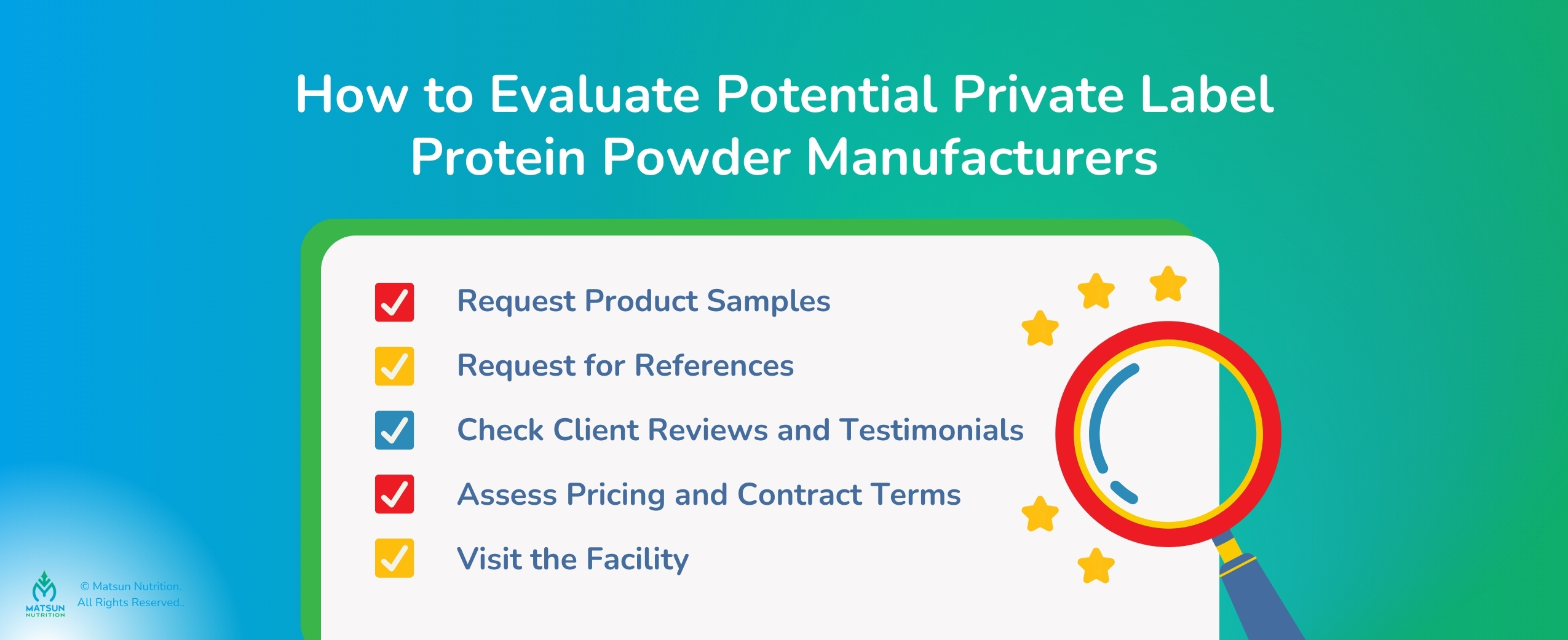 Private label protein powder manufacturer