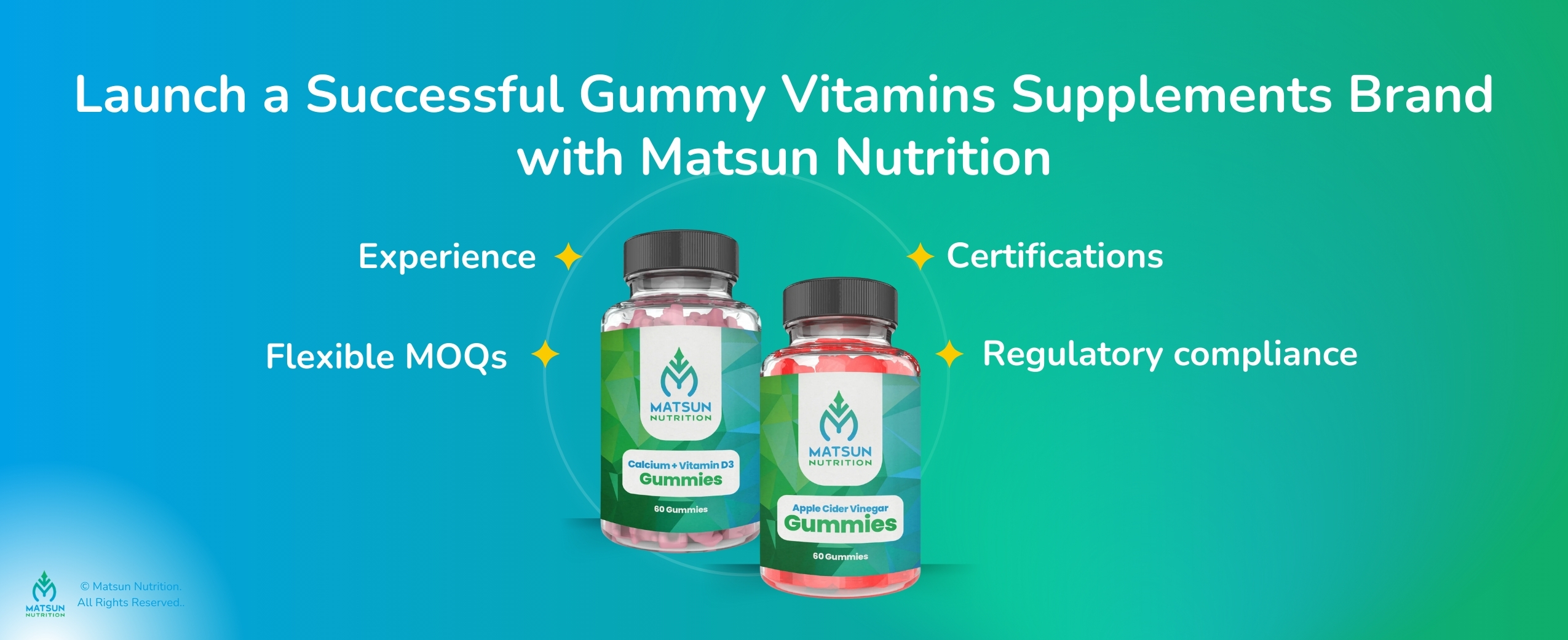 Launch a Successful Gummy Vitamins Supplements Brand with Matsun Nutrition