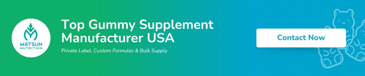 Matsun Nutrition: Top Gummy supplement manufacturer USA