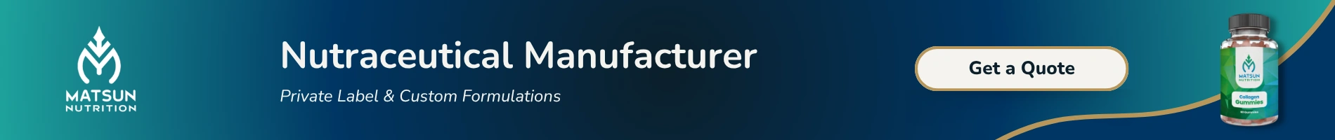 Nutraceutical Manufacturer - Matson Nutrition